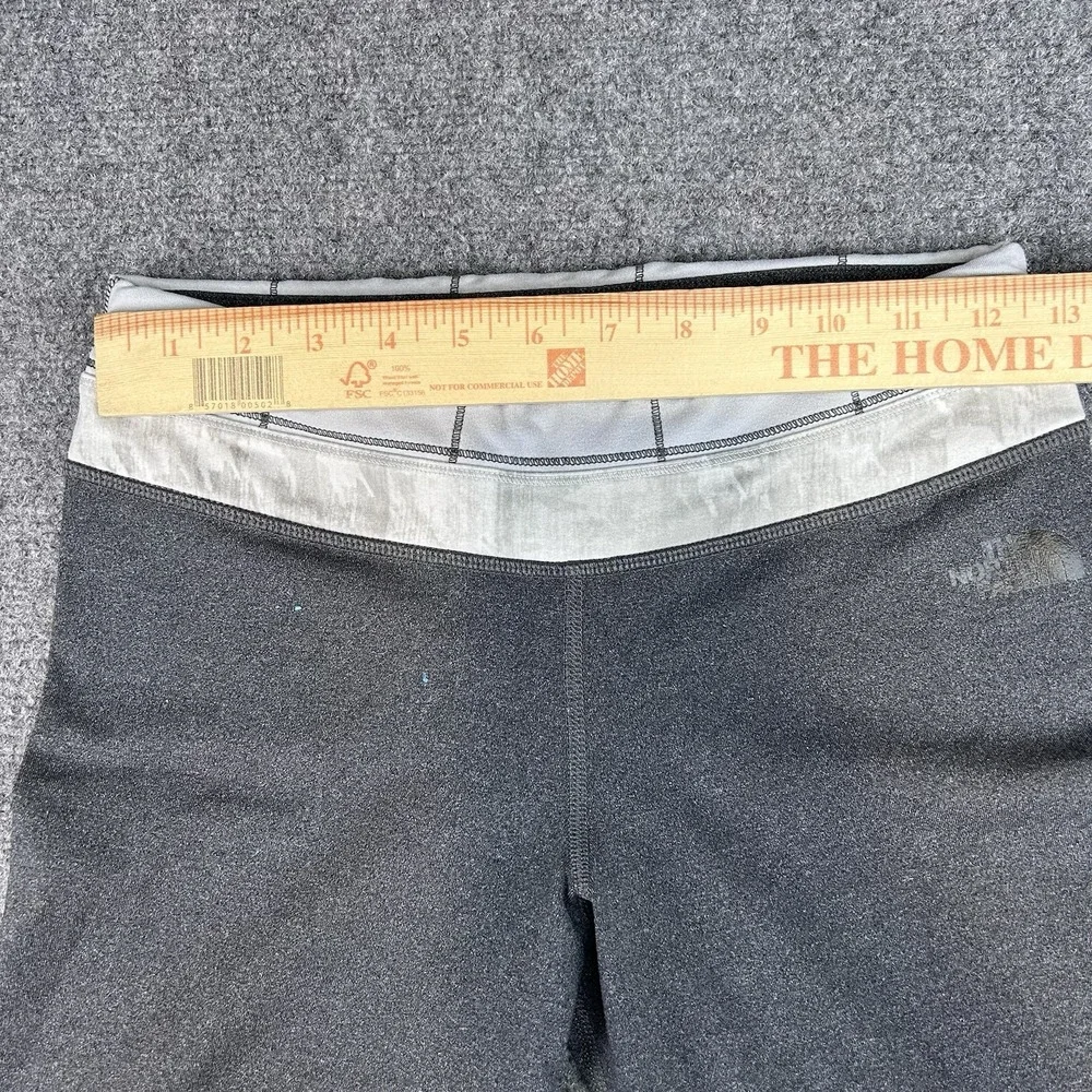 North Face Charcoal Grey Flare Yoga Pants Women's Small - Picture 6 of 11